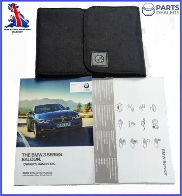 GENUINE BMW 3 SERIES 2015-2020 SALOON F30 HANDBOOK OWNERS MANUAL + SERVICE BOOK - Image 1 of 4