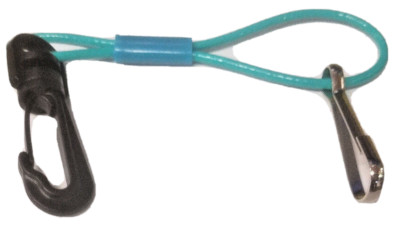 JLP Lanyard Stainless Steel Clip On Belt Loop Multiple Uses Teal