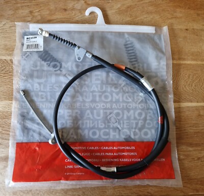 Handbrake Cable fits TOYOTA AVENSIS 2.0D Rear Right 97 to 01 QH BC3339