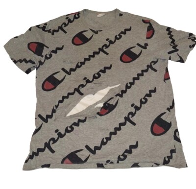 Champion Heritage Athletic Apparel Size 2X Shredded Gym Workout Short Sleeve