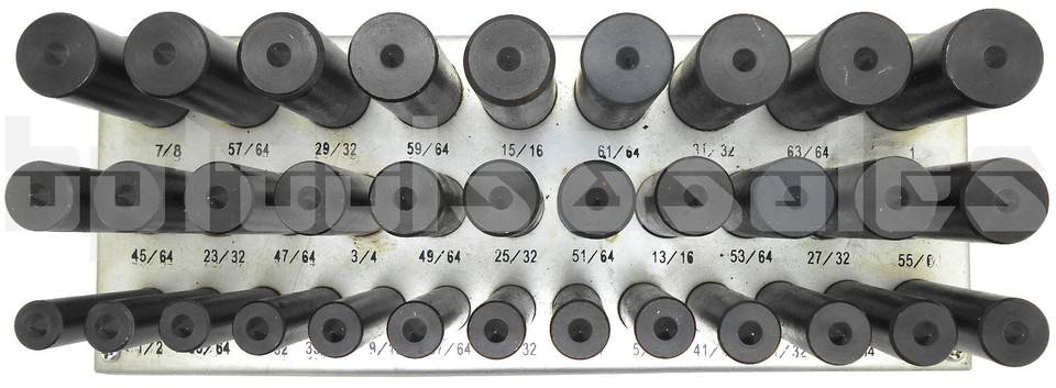 33pc Jumbo Transfer Punch Set 1/2