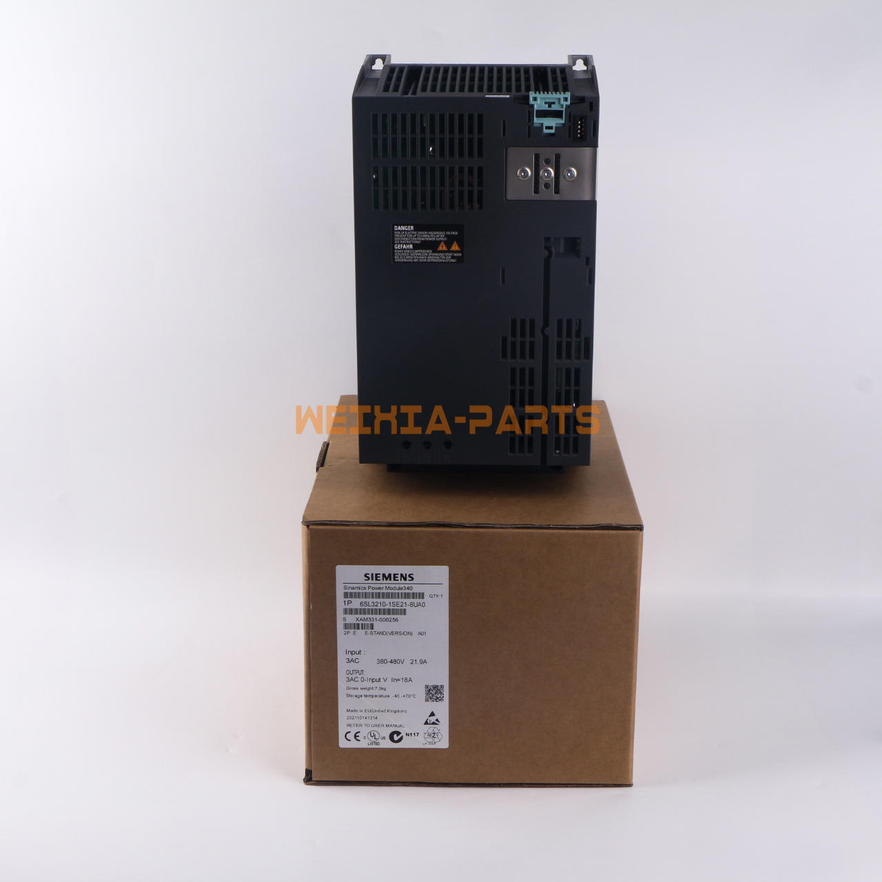 ONE Siemens 6SL3210-1SE21-8UA0 6SL3 210-1SE21-8UA0 Frequency Converter NEW