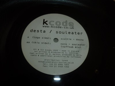DESTA - Soul eater - 2002 UK 2-track 12'' Single - White Label