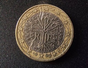 1 euro francese 1999