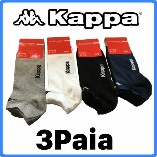 6 Paia Di Calzini Uomo Kappa Tennis Corte In Spugna - Foto 9