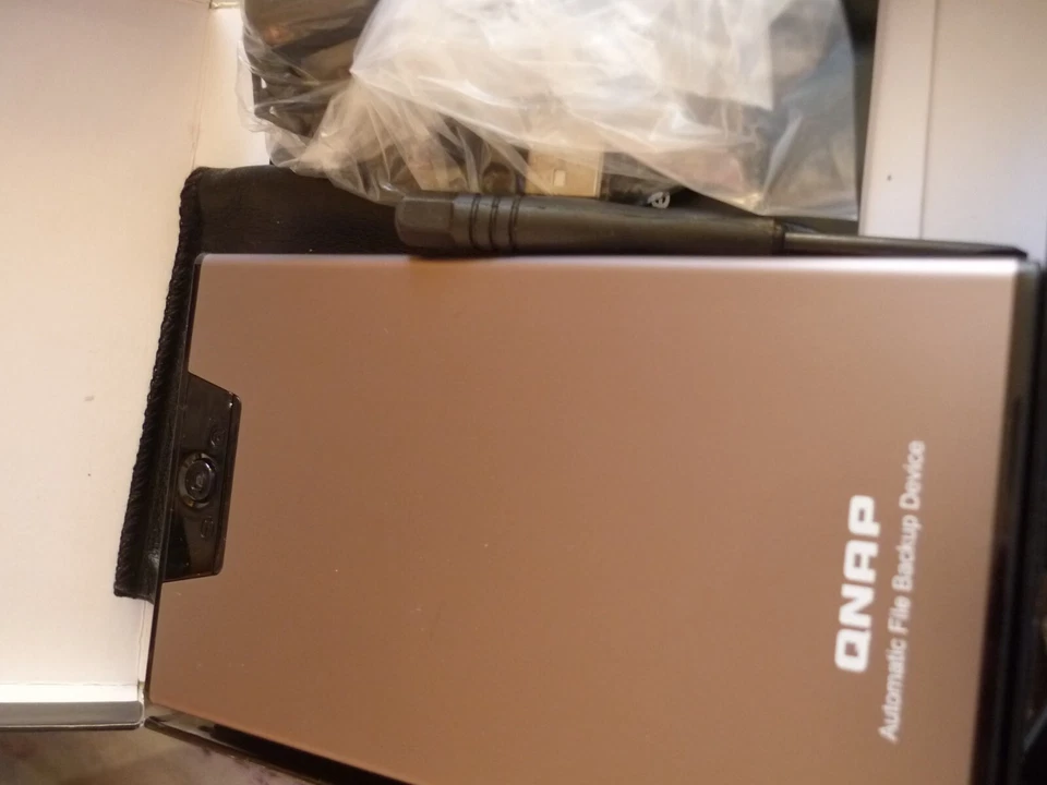 Boxed new qnap usb hard drive back up device case only external drive - Image 3 of 4