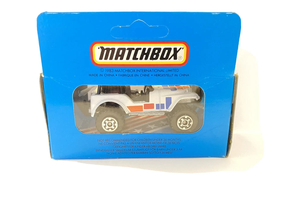 1983 MATCHBOX AMERICAN EDITIONS JEEP 4x4 Fabricado na China - NOVO na CAIXA (658) - Imagem 4 de 4