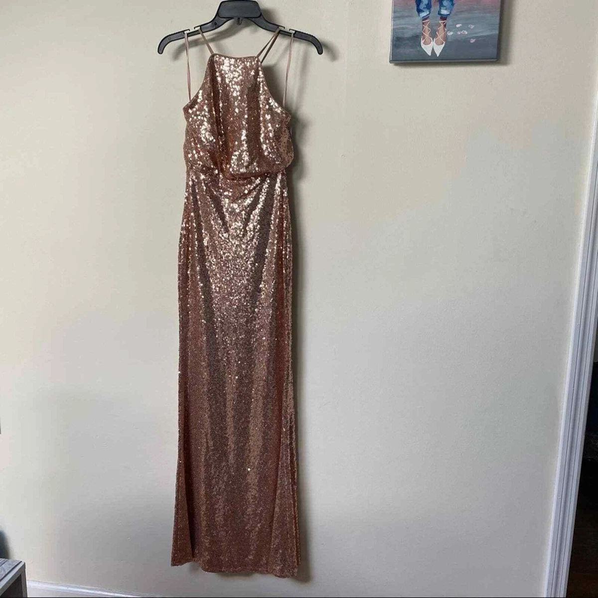 Ebay rose gold dress cheap