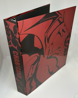 Pokemon CHARIZARD Binder Folder 3-Ring Map 2017 Pokémon Center Card Album Glurak