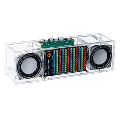 DIY Bluetooth-Lautsprecher-Kit, Elektronisches LED-Musikspektrum, Zweikanal6656