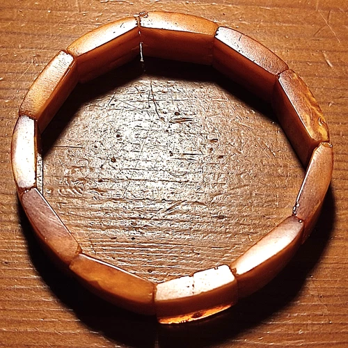 NATURAL OLD ANTIQUE BALTIC AMBER Bracelet 6.0 gr