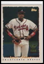 1995 Topps Jose Oliva #247 Atlanta Braves All Star Rookie Baseball Card NM MINT. rookie card picture