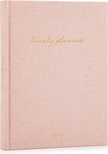 Beautiful 2025 Appointment Book Planner - Sturdy Linen Daily Planner & Weekly Ca
