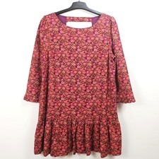 Free People - The Avenue Mini Dress Open Back - Pink - XL - RRP £118