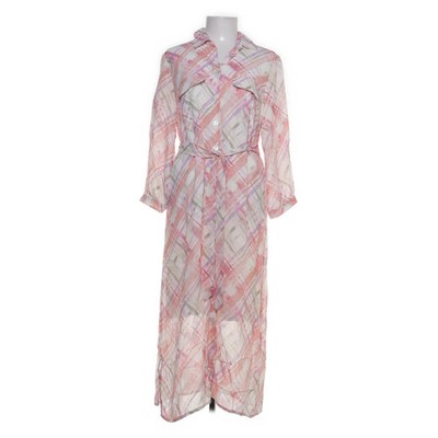 Studio Studio, Kurzarmhemd, Größe: 40, Pink/Weiß/Mehrfarbig, Polyester #RGX