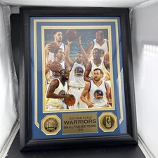 Golden State Warriors 73-9 NBA Record framed commemorative (12” x 16”) COA