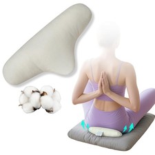 Meditation Cushion - Floor Pillows for Adults Sitting, Yoga Bolster,Portable ...