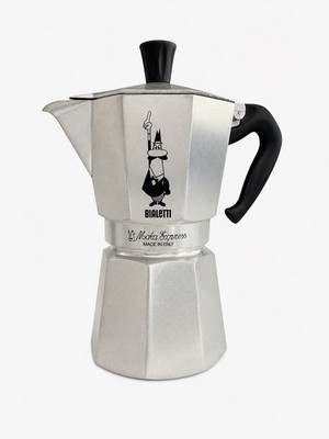 Bialetti Moka Express 6 Cup Stovetop Espresso Maker Italy w/New Seal + Extras