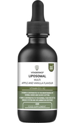 Liposomales Vitamin D3 & K2 - Apfel & Vanille Geschmack
