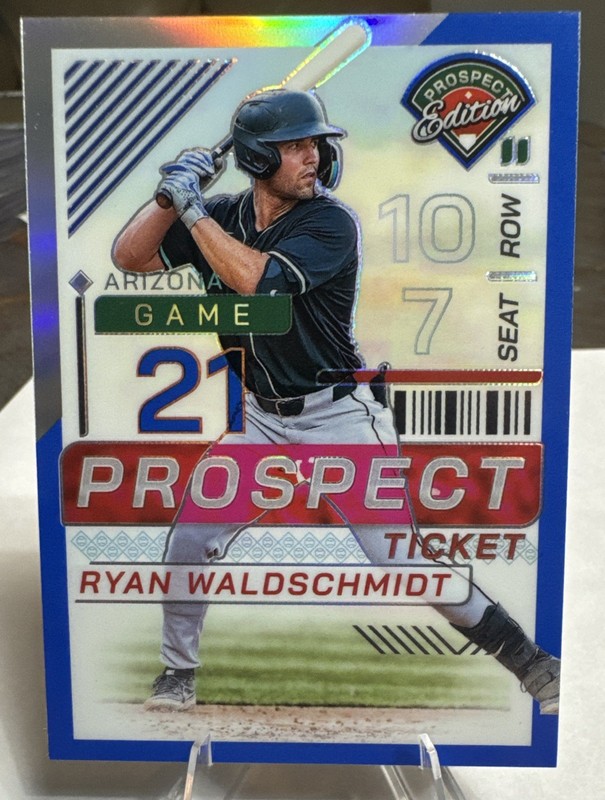 2024 Panini Prospect Edition - Ryan Waldschmidt #120 Blue Prizm /149 (RC)