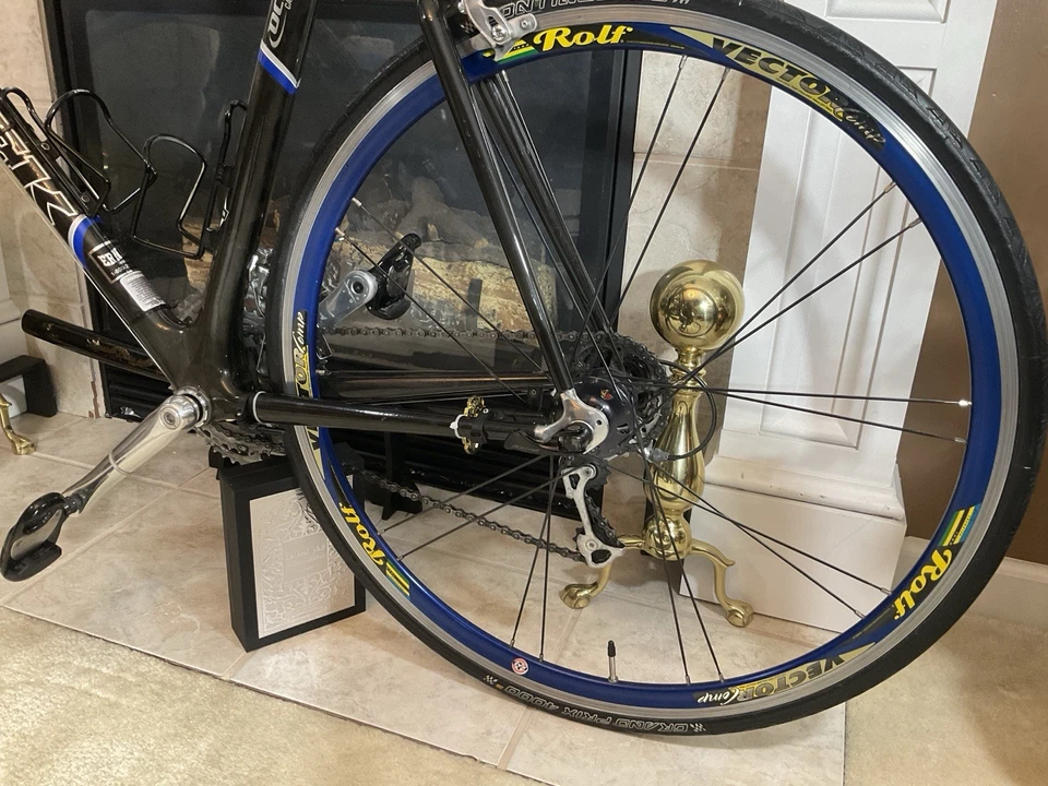 Bicicleta de carretera Trek 5200, OCLV 120 de fibra de carbono usada-2003, 62 cm Foto 4 de 4