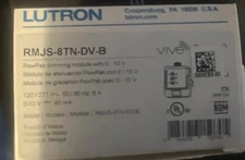 Lutron RMJS-8TN-DV-B 0-10 V Vive PowPak Dimming Module