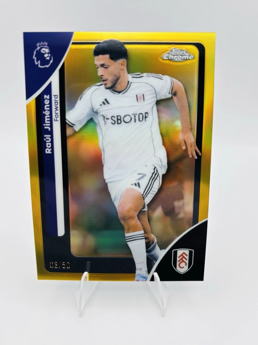 Carte Panini Raul Jimenez Autographiée - Wolverhampton, Mexique, 83/99, édition Limitée