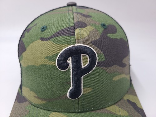 Philadelphia Phillies Camuflaje 47 Marca Malla Camionero Snapback Gorra Hombres MLB Verde - Imagen 4 de 11