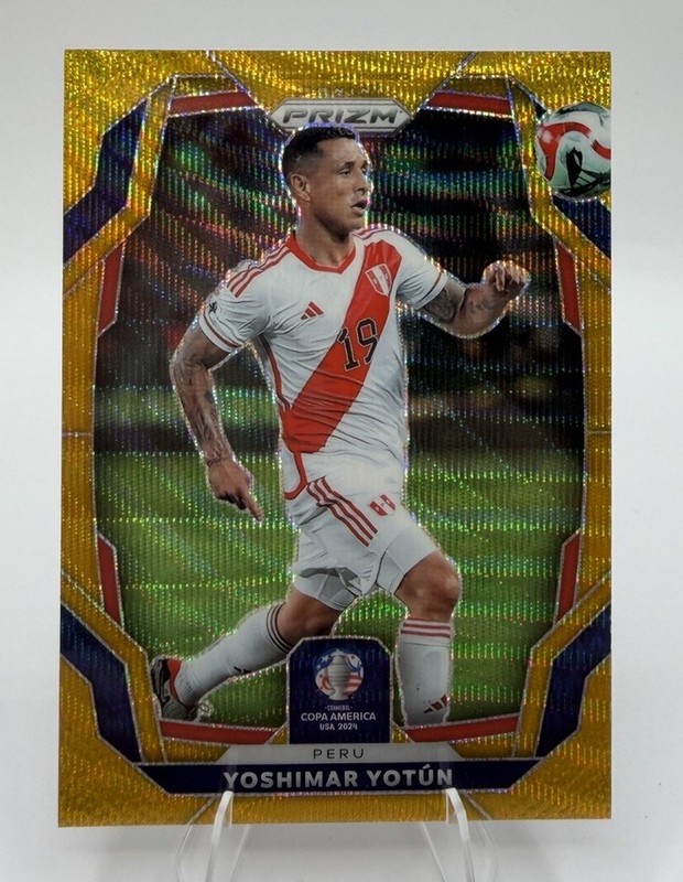 2024 Panini Prizm Copa America - Yoshimar Yotun Gold Prizm ONE OF ONE 1/1 Peru
