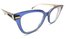 Missoni MIS 0071 PJP Blue Cat Eye Metal Eyeglasses Frames 145 Designer Women
