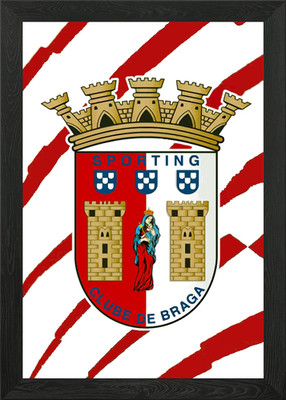SC Braga Framed Wall Art Poster Canvas Print Picture