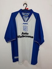 BIRMINGHAM CITY 1997/1998 HOME FOOTBALL SHIRT VINTAGE PONY JERSEY TAGLIA XL ADULTO