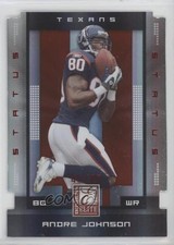 2008 Donruss Elite Status Die-Cut /80 Andre Johnson #40 HOF k4s