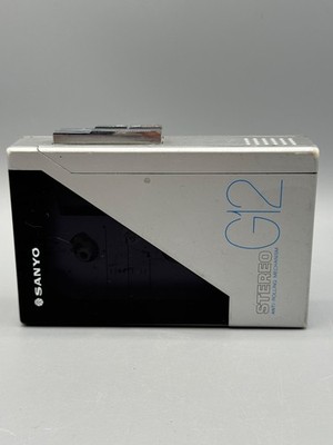  SANYO G12 Stereo Cassette Player Anti Rolling Mechanism neuer Riemen