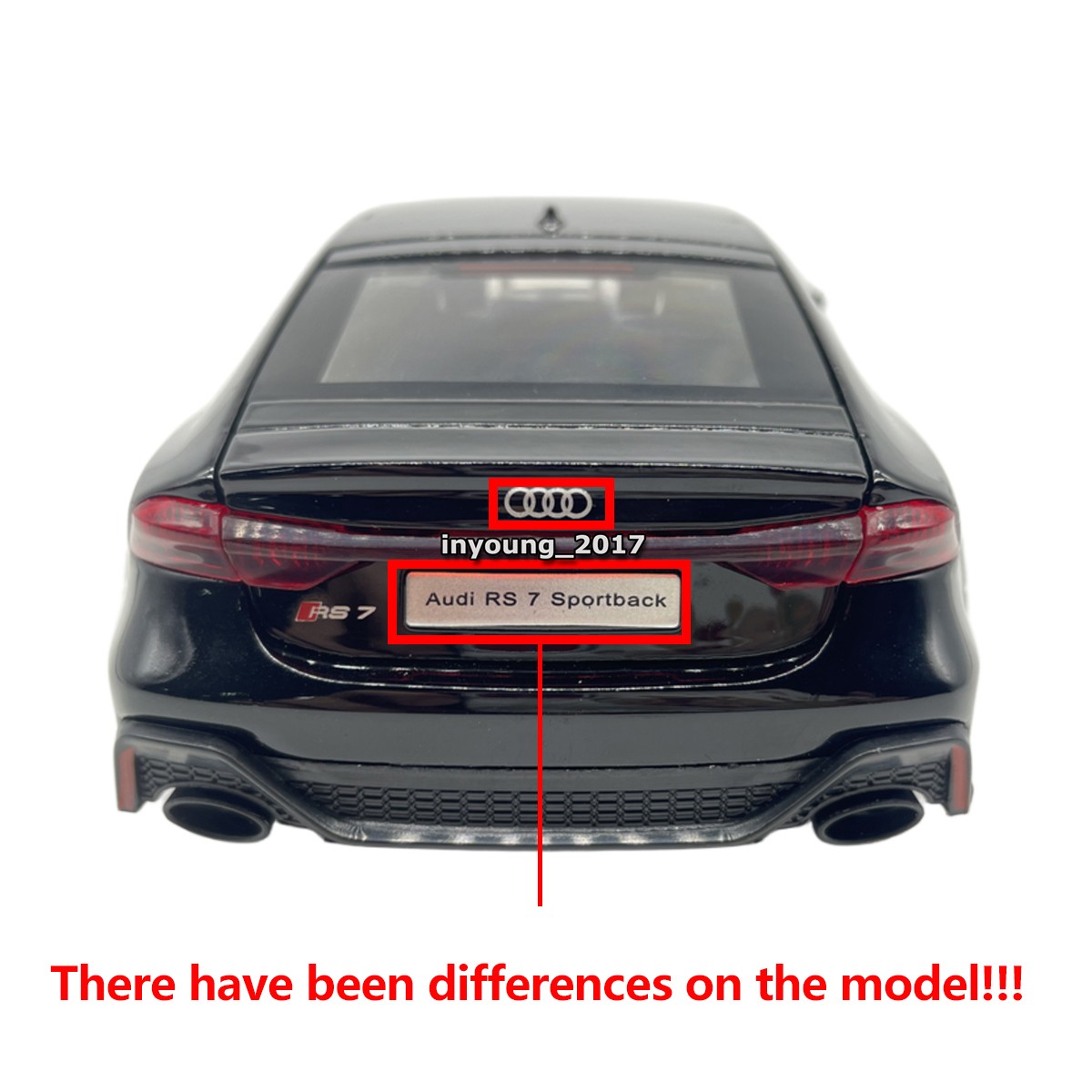 1:24 2024 Audi RS7 Sportback Model Car Diecast Toy Vehicle Boys