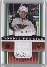 2013-14 SP Game Used Edition Rookie Fabrics Fight Straps 12/15 Jonas Brodin RC