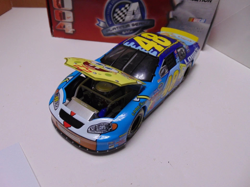 Jimmie Johnson 2004 SpongeBob SquarePants COIN BANK Diecast 1:24 Nascar 1 of 300 - Image 2 of 4