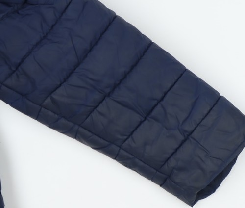 Jack & Jones Men's Blue Hooded Puffer Jacket M - Picture 6 of 12