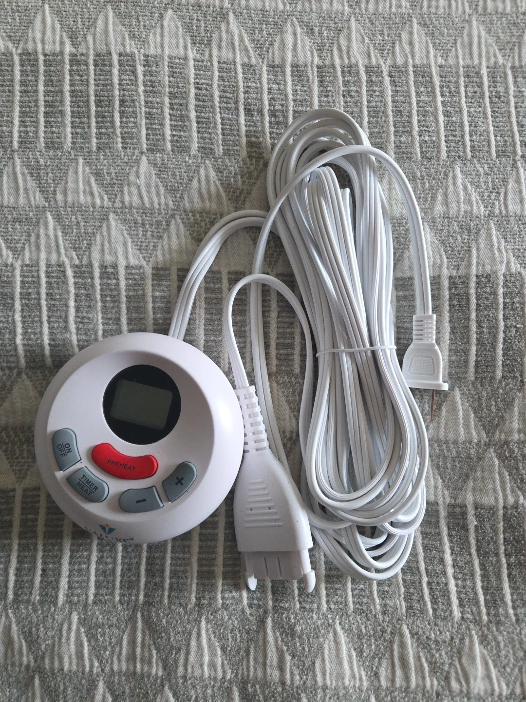 Valthie HL-SW-05 Heated Mattress Pad Controller Replacement 120V Preheat Timer