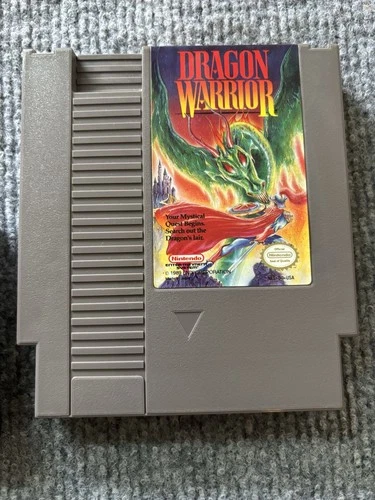 Dragon Warrior II Nintendo NES w OEM Dust Cover Tested Works