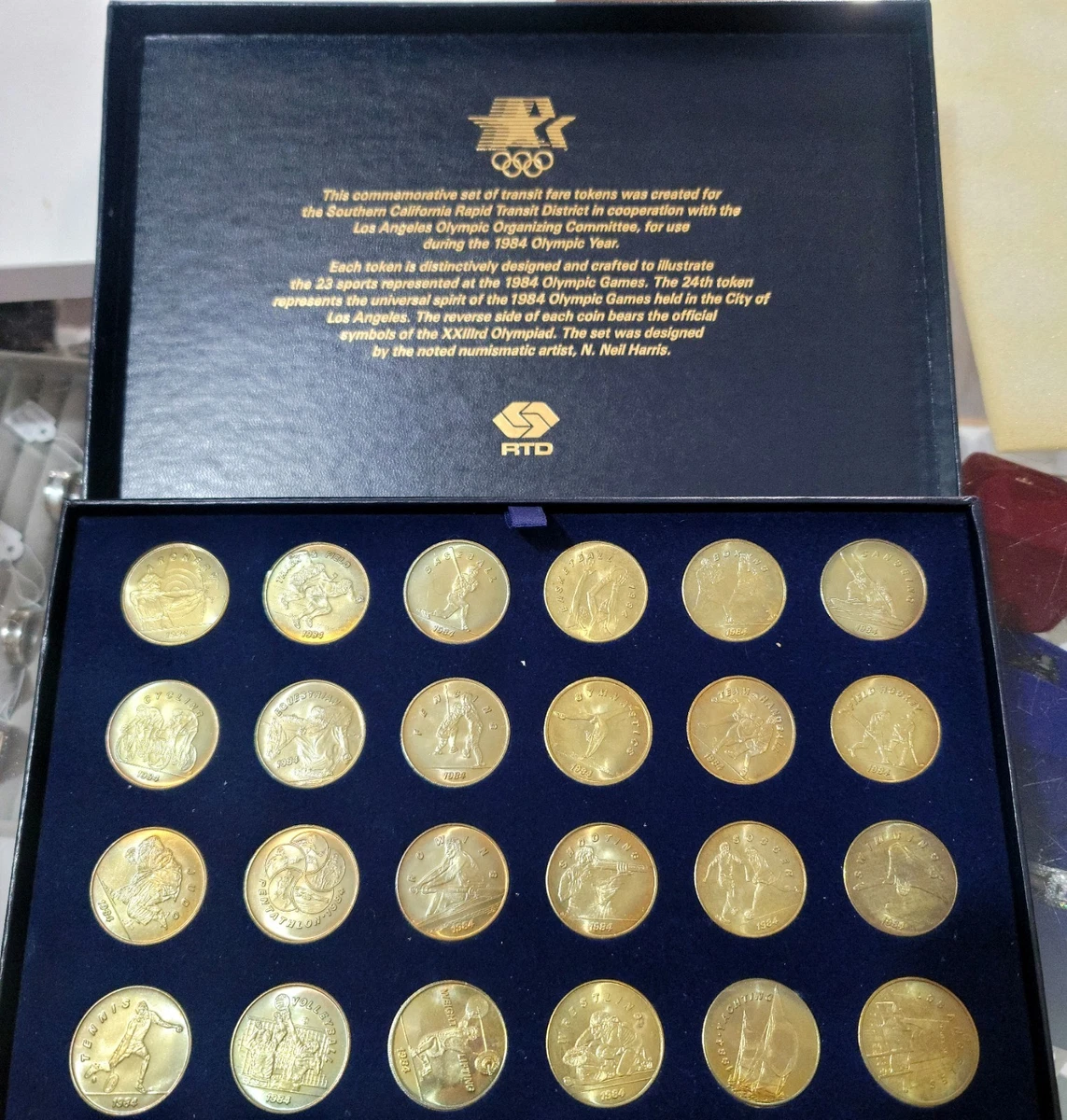 ヴィンテージメダルコレクション 25+ Olympics Fan Apparel & Souvenirs 1984 Coins for sale | Updated