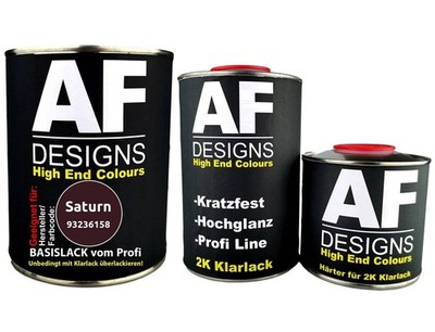 FÜR Saturn 93236158 Roxo Rosseti Perol. 2,5L Autolack Set Klarlack Härter