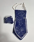 Vintage Barbie Best Buy #2225 Blue Paisley Outfit Tunic Hat 1978 Mattel