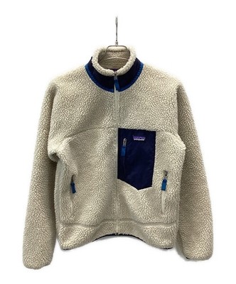 Patagonia Classic Retro-x Jacket Size: XS Beige x navy 23056 Men