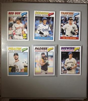 2026 Topps Heritage Complete Set All SP 1-400 Roman Ohtani + Tatis Variation SSP