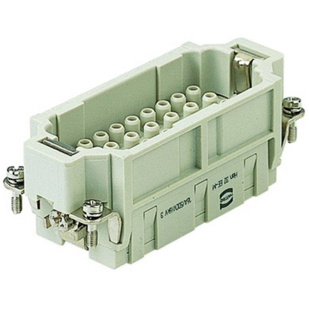 Insert mâle HARTING 09320323001 pour sécuriser le câblage de moteur 32A