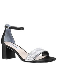 Nina Black Elenora Embellished Sandal Size 5.5- Excellent Condition