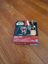 New Rare Star Wars Pixel Pops Boba Fett Craft 8-Bit Style Disney Spin Master NIB