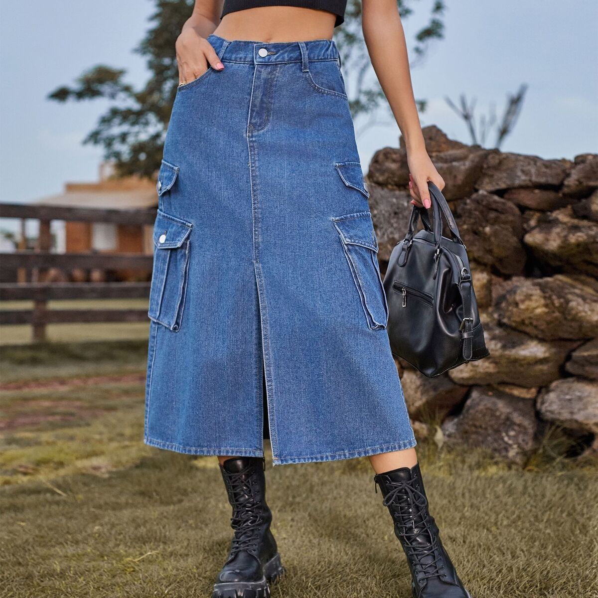 Long denim skirt uk 2025 Long denim skirt uk 2025