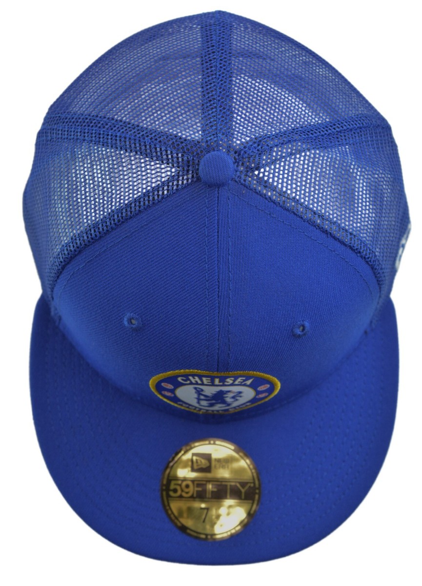 キャップ New Era Chelsea FC Performance Ball Cap Light Chelsea FC Premiere League New Era 59FIFTY Fitted Mesh Back